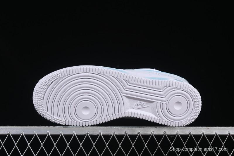 Nike Air Force 1'07 Low Ice Blue Mojito Casual Sneakers - CQ2288-801