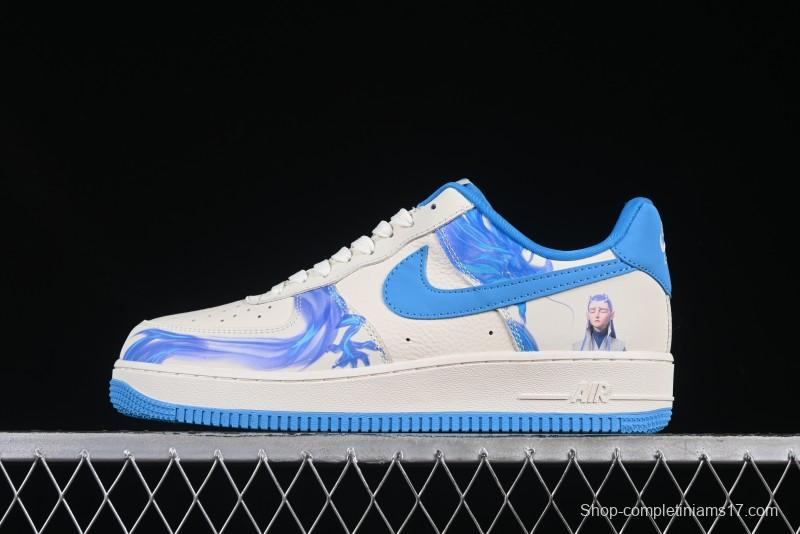 Nike Air Force 1'07 Low Nezha Collaboration Spirit Pearl Low-Top Casual Sneakers - DF0188-049