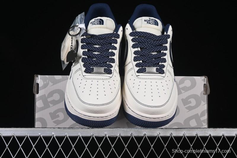 Nike Air Force 1 '07 Low The North Face x COMME des GARÇONS Navy Blue Line Casual Sneakers - HH7518-051