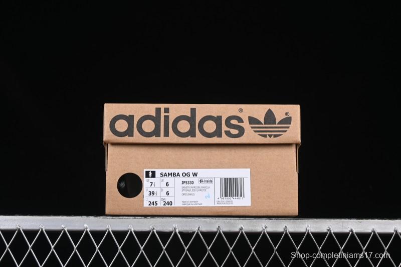 Adidas Samba OG Casual Sneakers with Classic Trefoil Logo - JP5330