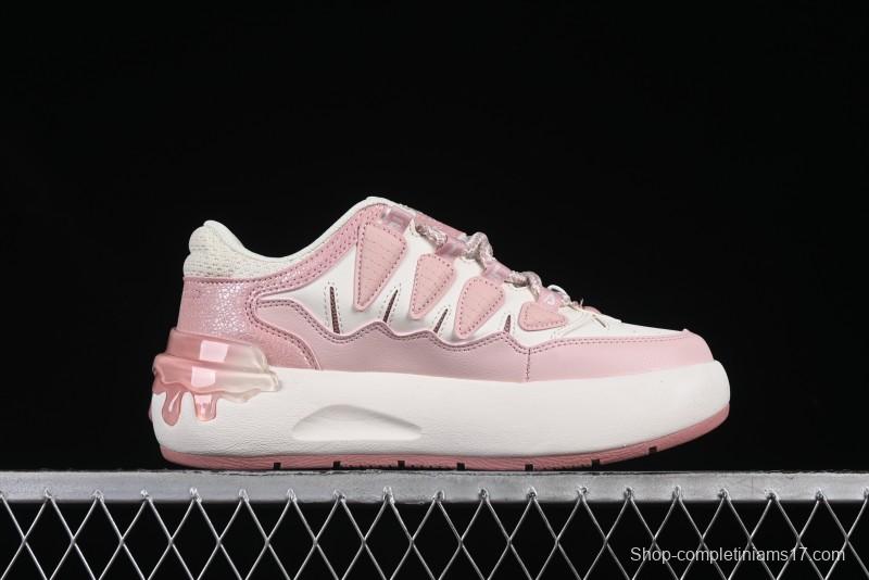 Pink Drip Chunky Sneakers – Trendy Casual Shoes for Women