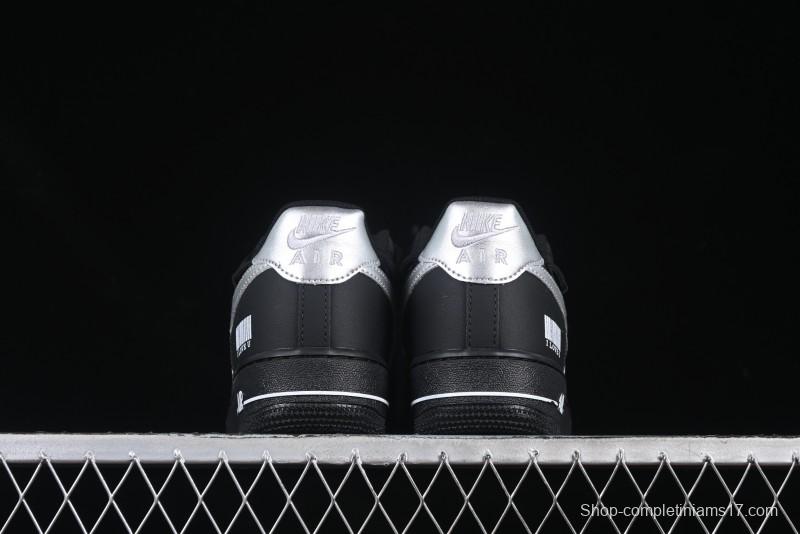 Nike Air Force 1'07 Low Silver Wing Panda Casual Sneakers with Strap - ZH0316-064