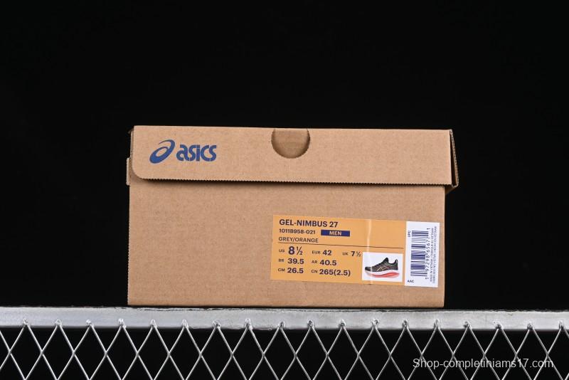 Asics Gel-Nimbus 27 Retro Breathable Casual Shoes with Cushioning for Men - 1011B958-021