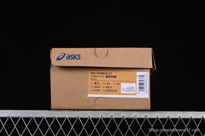 Asics Gel-Nimbus 27 Retro Breathable Casual Shoes with Cushioning for Men - 1012B753-100