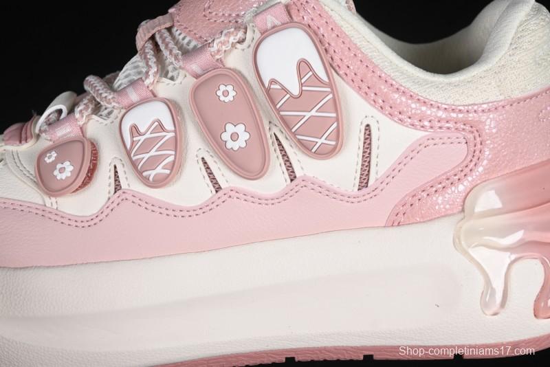 Pink Drip Chunky Sneakers – Trendy Casual Shoes for Women