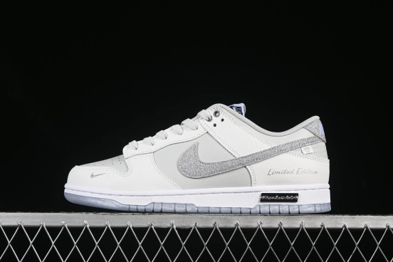 Nike SB Dunk Low White Lover Diamond Anniversary Custom Low-Top Casual Skate Shoes - WG0218-018