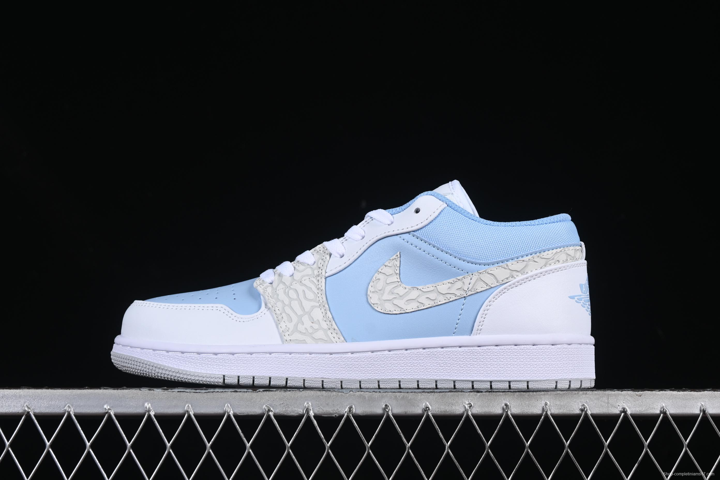 Nike Air Jordan 1 Low "True Blue" Basketball Shoes - IB7692-400