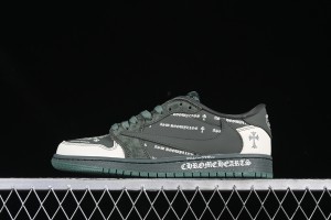 Nike Travis Scott x Fragment Design x Air Jordan 1 Low OG SP Sneakers - XS2024-029
