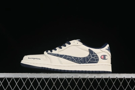 Nike Travis Scott x Fragment Design x Air Jordan 1 Low OG SP AJ1 Casual Sneakers - LD2025-015