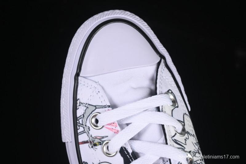 Converse All Star High Top Casual Sneakers with Tom and Jerry Theme - A15112C