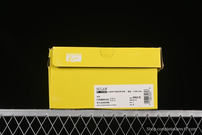 Onitsuka Tiger Sclaw Comfortable Versatile Slip-Resistant Low-Top Lifestyle Casual Shoes - 1183B969-020