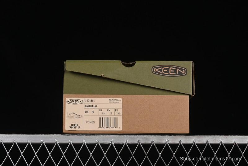 Keen Jasper Rocks SP Urban Series Retro Low-Top Flat Camping Hiking Mountaineering Training Shoes - 1028861Baked Clay