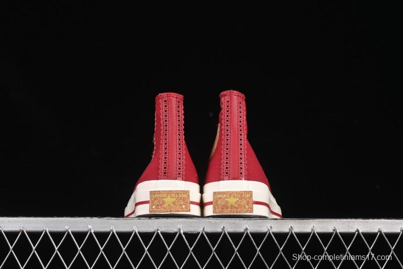 Converse Chuck Taylor All Star 1970s High Top Sneakers in China Red - A12460C