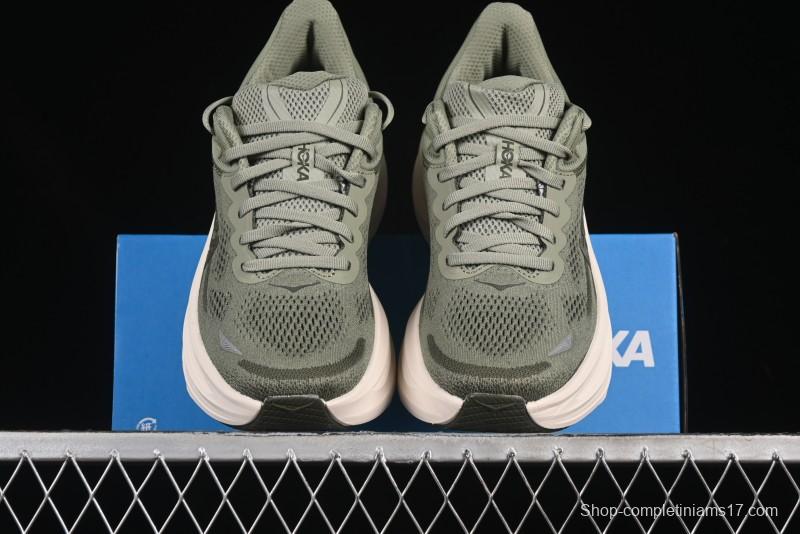 HOKA ONE ONE Bondi 9 Cushioned Running Shoes with Soft EVA Midsole - 1162011 SSSC