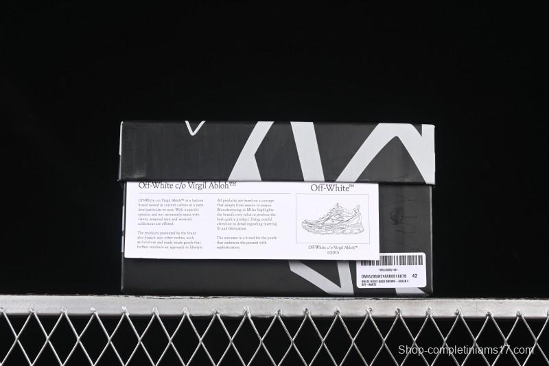 Off-White Be Right Low-Top Lifestyle Sneakers in Black Green - X.E5