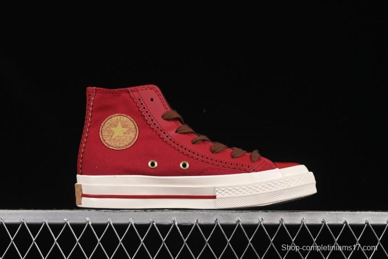 Converse Chuck Taylor All Star 1970s High Top Sneakers in China Red - A12460C