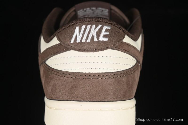 Nike SB Dunk Low White Mocha Low-Top Casual Skate Shoes - FQ8249-104