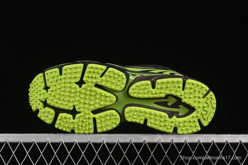 Off-White Be Right Low-Top Lifestyle Sneakers in Black Green - X.E5