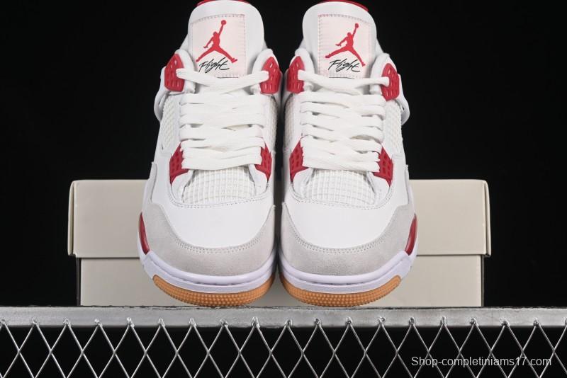 Nike SB x Air Jordan 4 OG "Varsity Red" Retro Basketball Shoes - DR5415-106