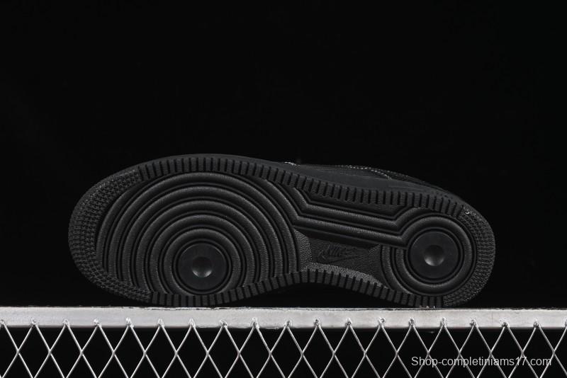 Nike Air Force 1'07 Low Lightning Collaboration Black Snake Scale Casual Sneakers - SC9207-529