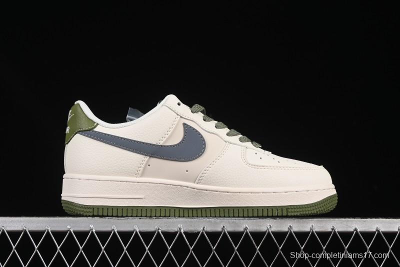 Nike Air Force 1'07 Low Gucci Collaboration Green Grey Pattern Casual Sneakers - XS1958-563