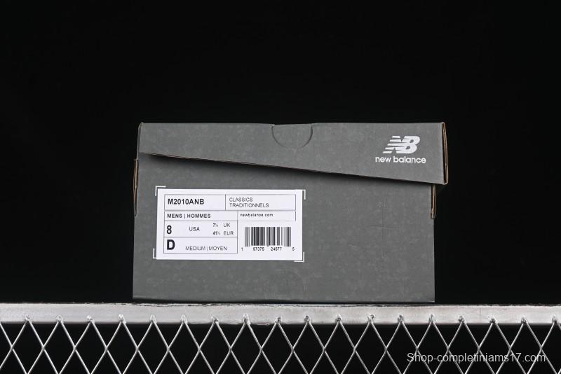 New Balance 2010 Series Retro Casual Running Shoes with Soft Suede and Nylon Mesh - M2010ANB