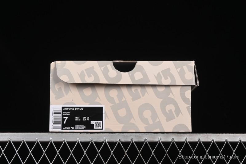 Nike Air Force 1'07 Low The North Face Collaboration Grey Multi-Tone Casual Sneakers - JJ2508-715