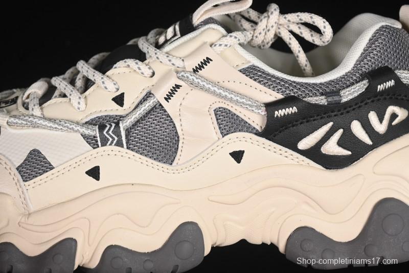 Fila Heritage Fluid Cat Paw 5.0 Retro Dad Shoes with Lace-Up Design - F12M442115FAG