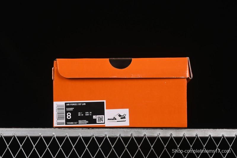 Nike Air Force 1 '07 Low LV Collaboration Double Print Denim Casual Sneakers - YX5066-317