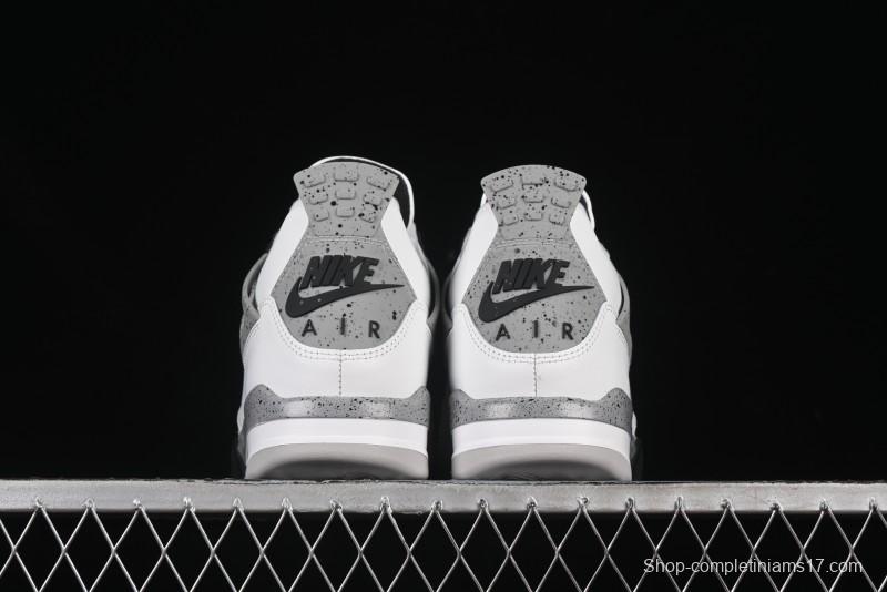 Nike Air Jordan 4 Retro White Cement Basketball Shoes - FV5029-100