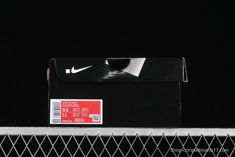 Nike Air Max 1 Retro Running Shoes with Half-Sole Air Cushion - IB9898-001