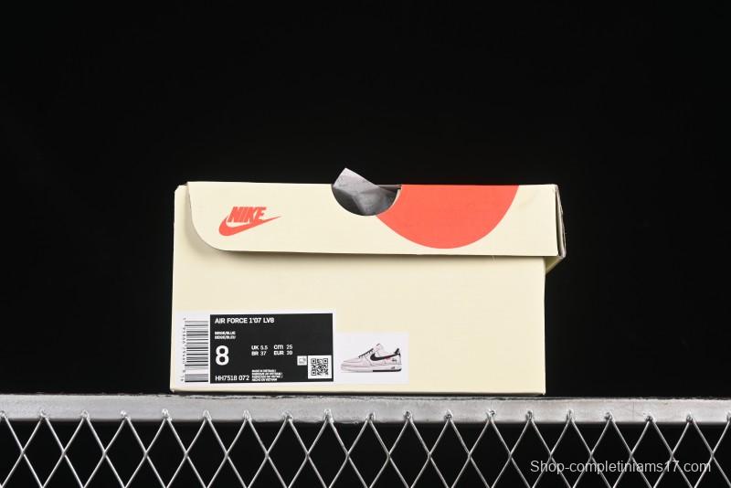 Nike Air Force 1 '07 Low Stussy Collaboration Dual-Tone Blue Red Logo Casual Sneakers - HH7518-072