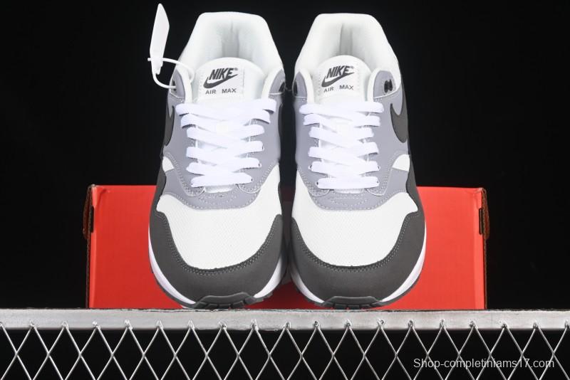 Nike Air Max 1 Retro Running Shoes with Half-Sole Air Cushion - HM9936-001