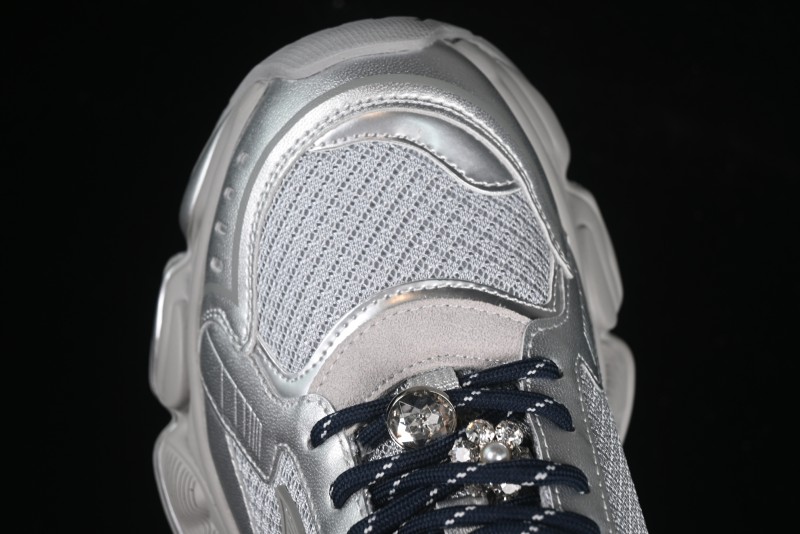GG-CC Star Same Style Lace-up Hollow Out Dad Shoes with 5cm Height Increase - G25X269