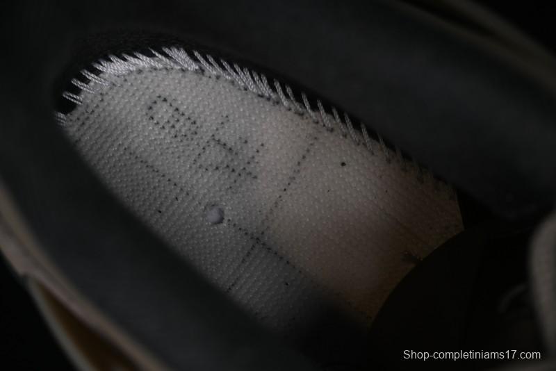 Nike Air Jordan 4 Retro Sneakers in Cave Stone Brown Suede with Black Mesh - FV5029-200