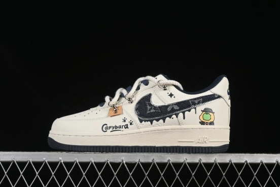 Nike Air Force 1 '07 Low x Capybara "Pour milkBape" Casual Sneakers - LV0506-110