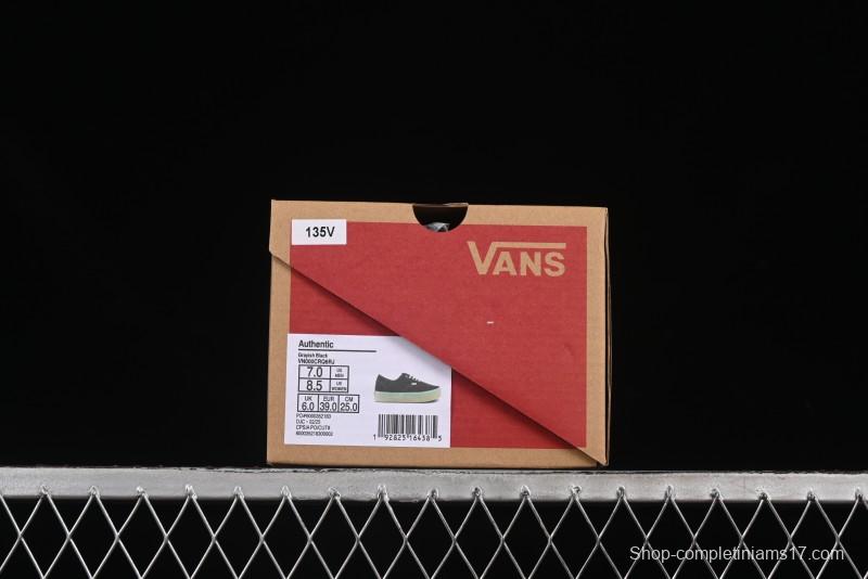 Vans Premium Authentic Suede Retro Sneakers with Translucent Rubber Sole - VN000CRQ6RJ