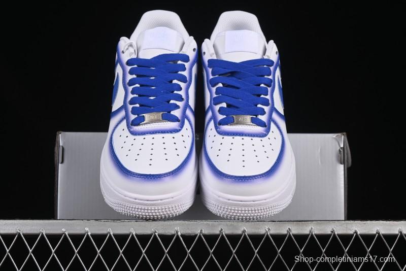 Nike Air Force 1'07 Low Blue Planet Casual Sneakers with Full-Length Air Cushion - ZH0316-079