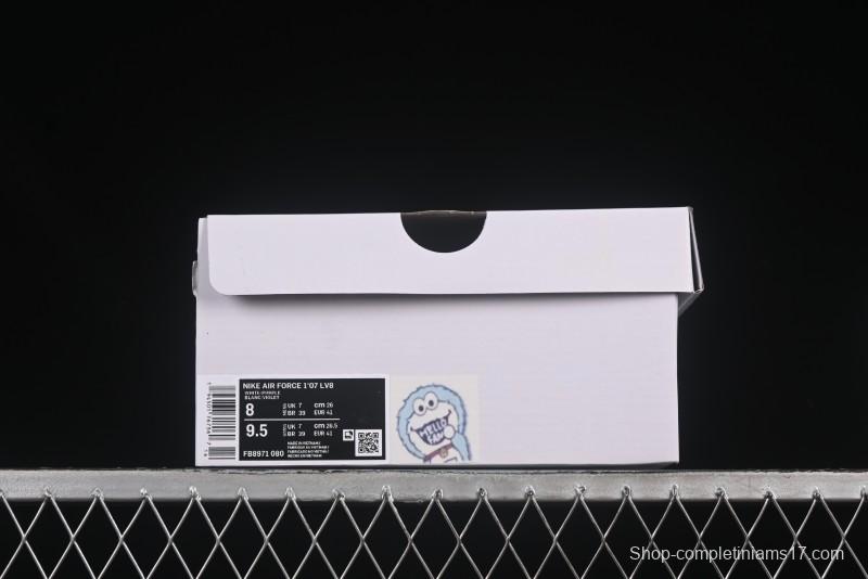 Nike Air Force 1'07 Low "Sesame Street" Custom Casual Sneakers - FB8971-080