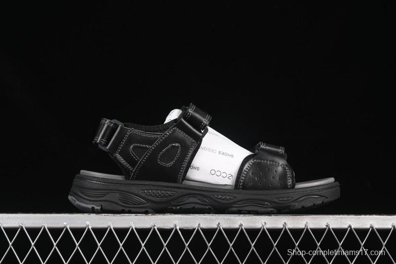 ECCO Off Trail Series Sport Leisure Sandals with Adjustable Hook-and-Loop Strap - 63251701001