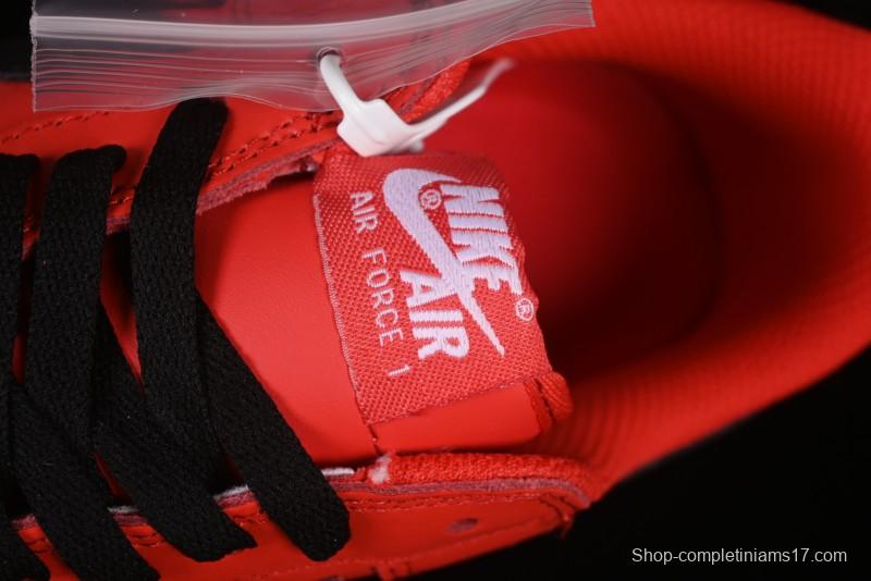 Nike Air Force 1'07 Low Watermelon Red Casual Sneakers with Full-Length Air Cushion - FD7039-600