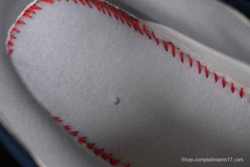 Nike Air Force 1 '07 Low Supreme Collaboration Two-Tone Blue Grey Lace-Up Casual Sneakers - DM6868-068