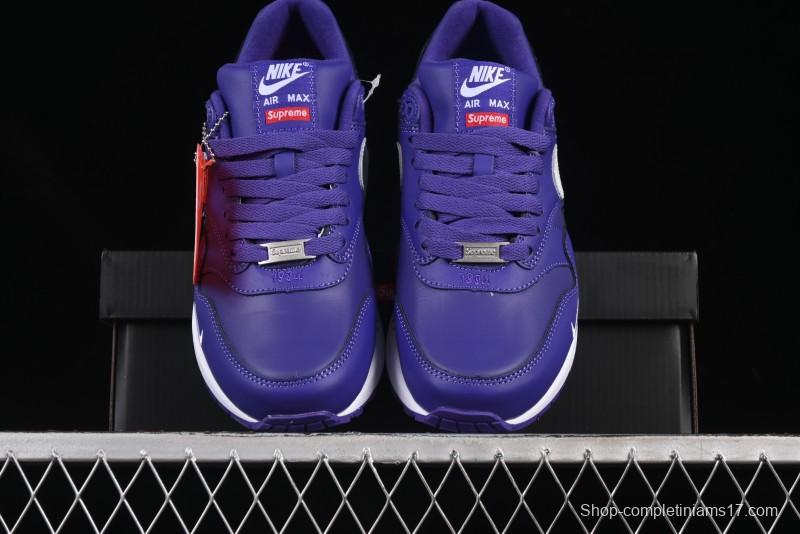 Nike Air Max 1 Retro Running Shoes with Half-Sole Air Cushion - HF8813-500