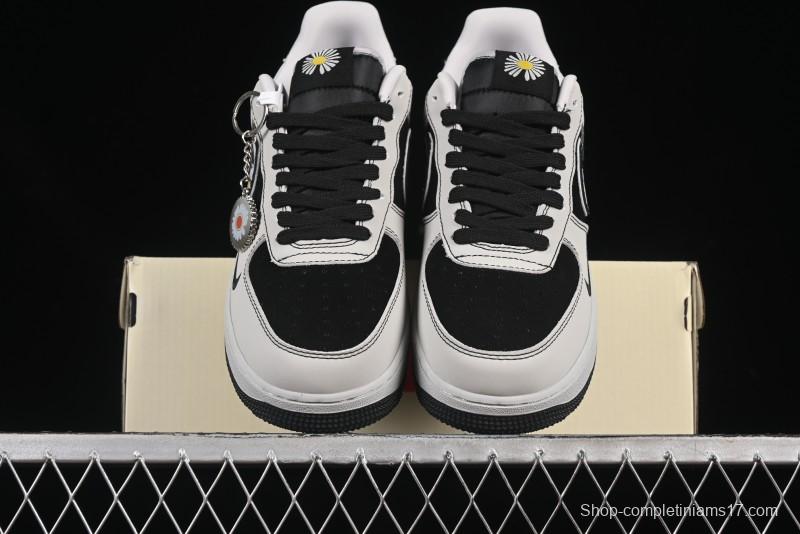 Nike Air Force 1'07 Low GD Collaboration Chrysanthemum Swoosh Casual Sneakers - DF0188-055