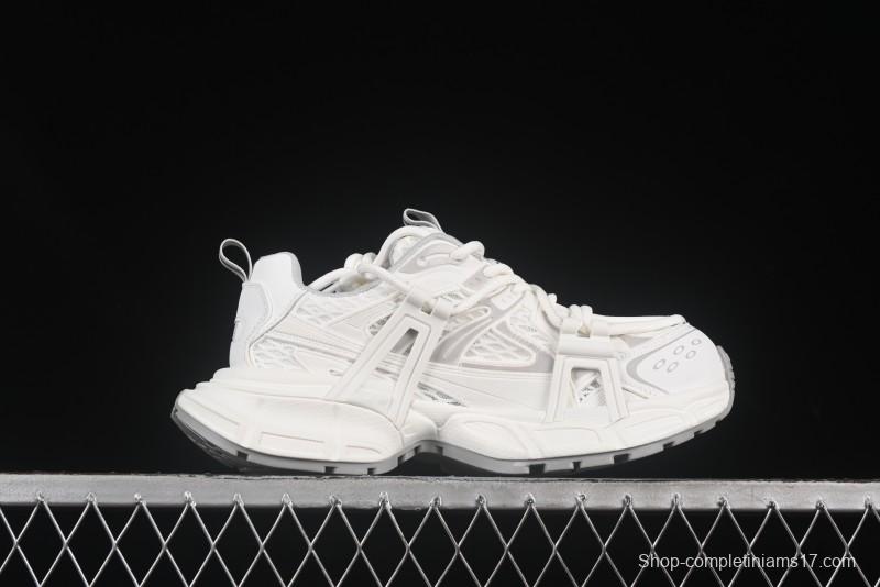 GG-CC Chunky Low Casual Fashion Sports Platform Sneakers Series 5515 Off White