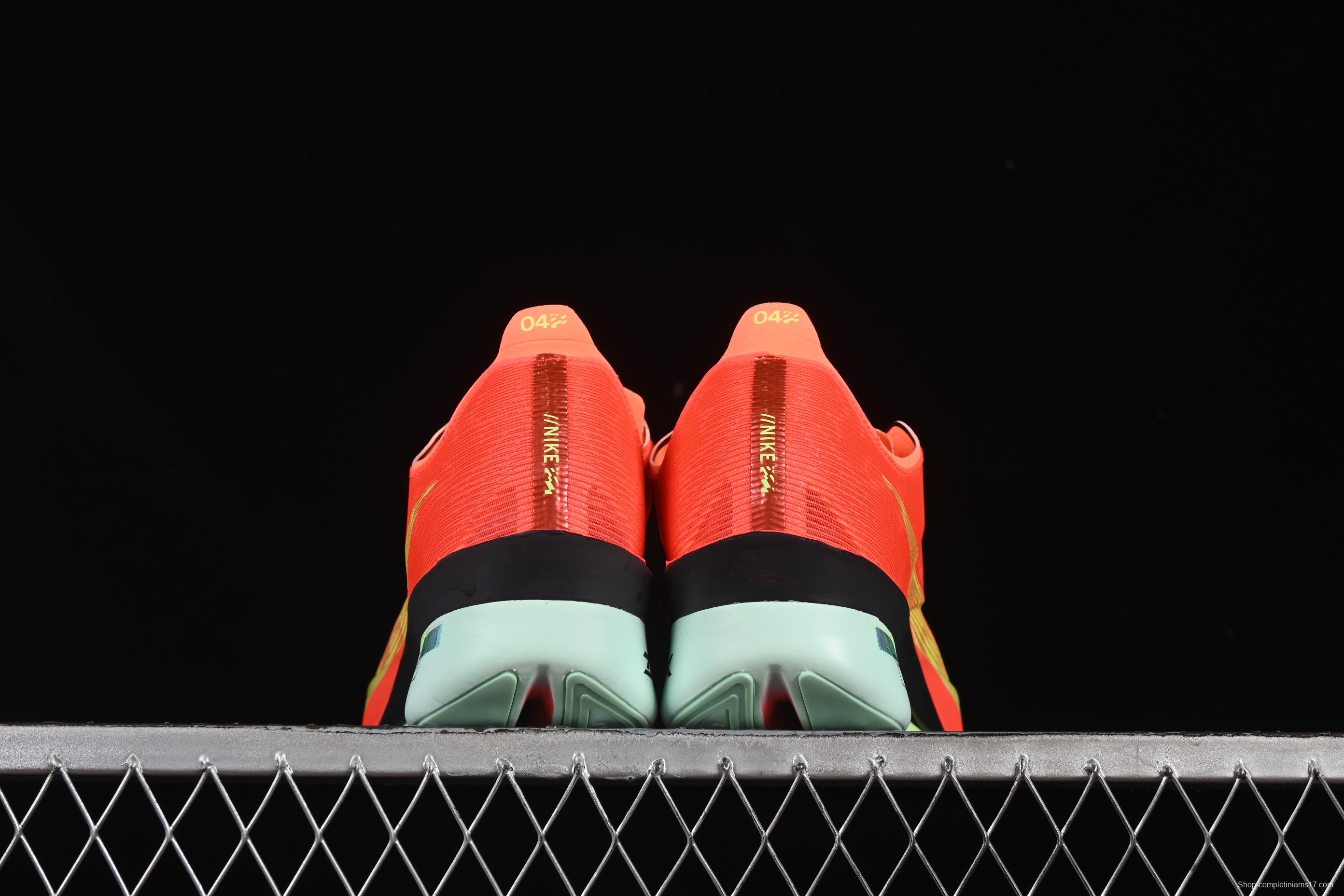 Nike ZoomX Vaporfly NEXT% 4 Marathon Series Road Racing Ultra-Light Cushion Running Shoes - HF6414-600