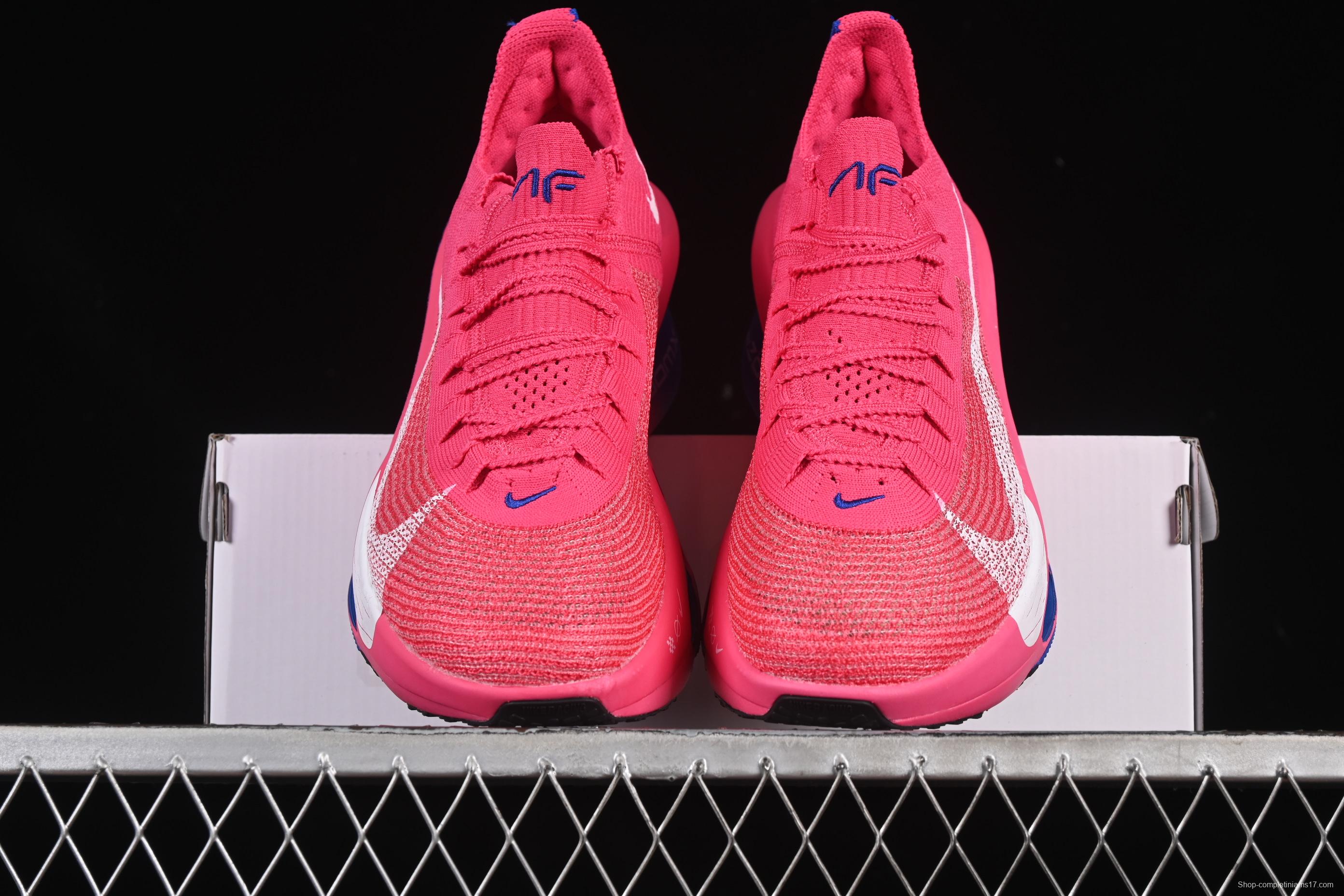 Nike Zoom AlphaFly Next 3% Prototype Marathon Running Shoes with Dual Air Zoom and ZoomX Foam - FD8315-012