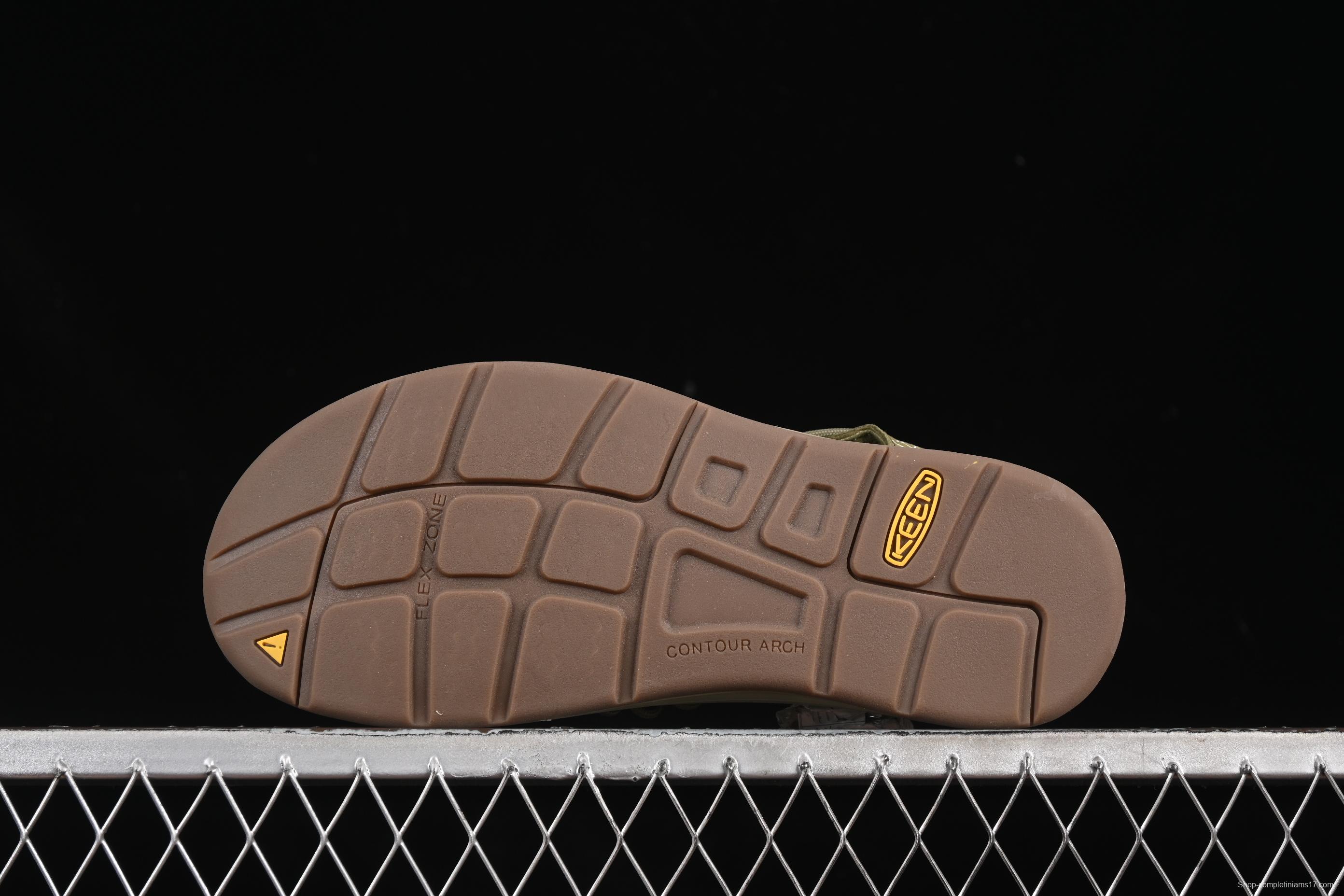 Keen Uneek Flat-M Woven Elastic Strap Casual Outdoor Water Sandals - 1014097