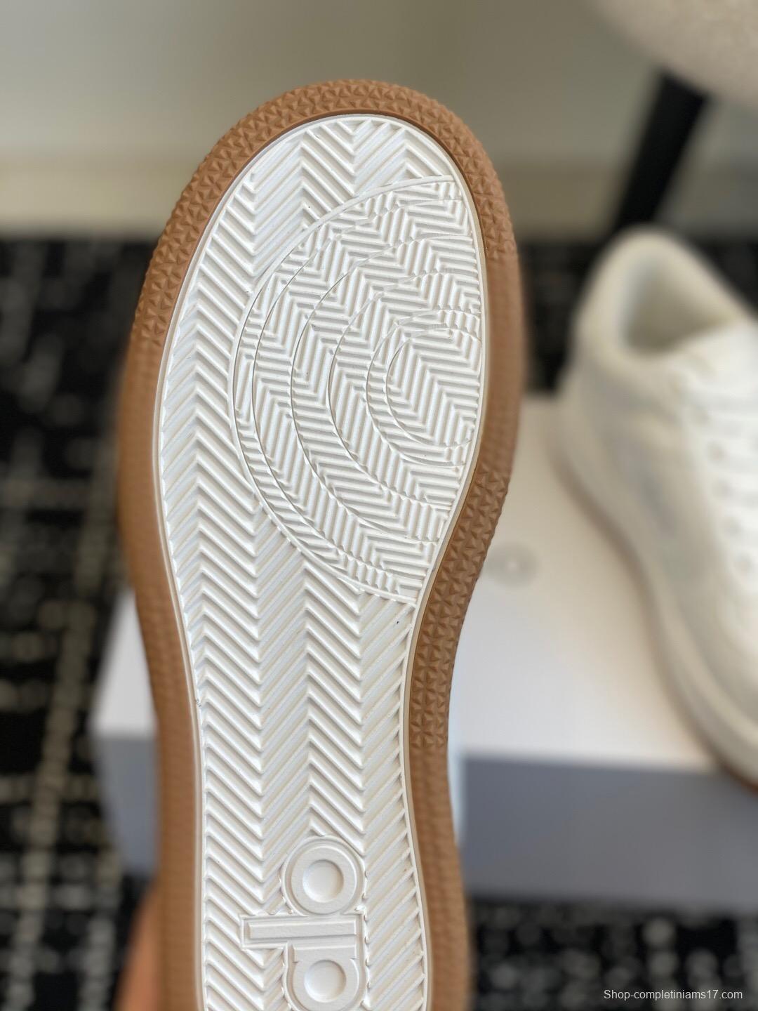 2025 Women Alo White Leather Casual Sneakers KFY00280