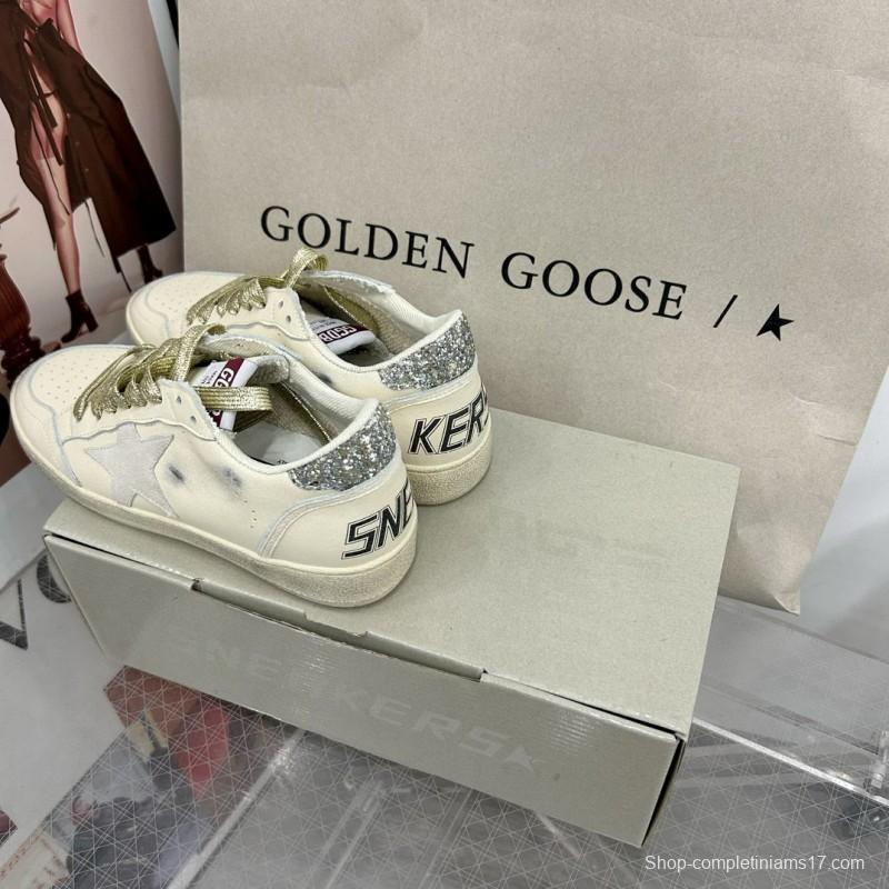 2024 Unisex GGDB White Grey Leather Suede Sneakers MJ00260